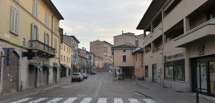 Imagini din regiunile aflate în carantină în Italia din cauza coronavirusului. FOTO EPA-EFE