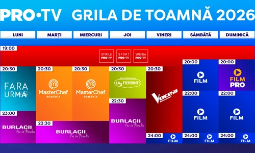 Grila de toamnă Pro TV