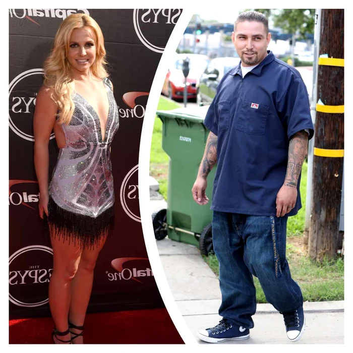 Colaj foto Britney Spears și Paul Richard Soliz