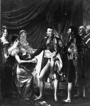 Împăratul Napoleon Bonaparte și anturajul său. FOTO: Getty Images
