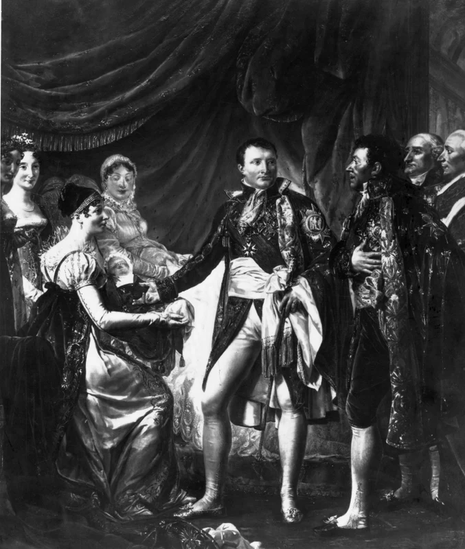 Împăratul Napoleon Bonaparte și anturajul său. FOTO: Getty Images