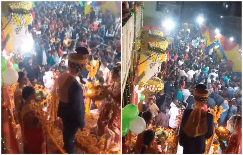 Haos la o nuntă din India: zeci de invitați și-au cărat pumni și s-au lovit cu scaunele VIDEO