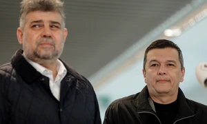 Sorin Grindeanu și Marcel Ciolacu FOTO Inquam / George Călin