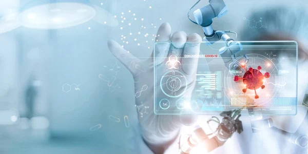 coronavirus  cercetare robot medicina shutterstock