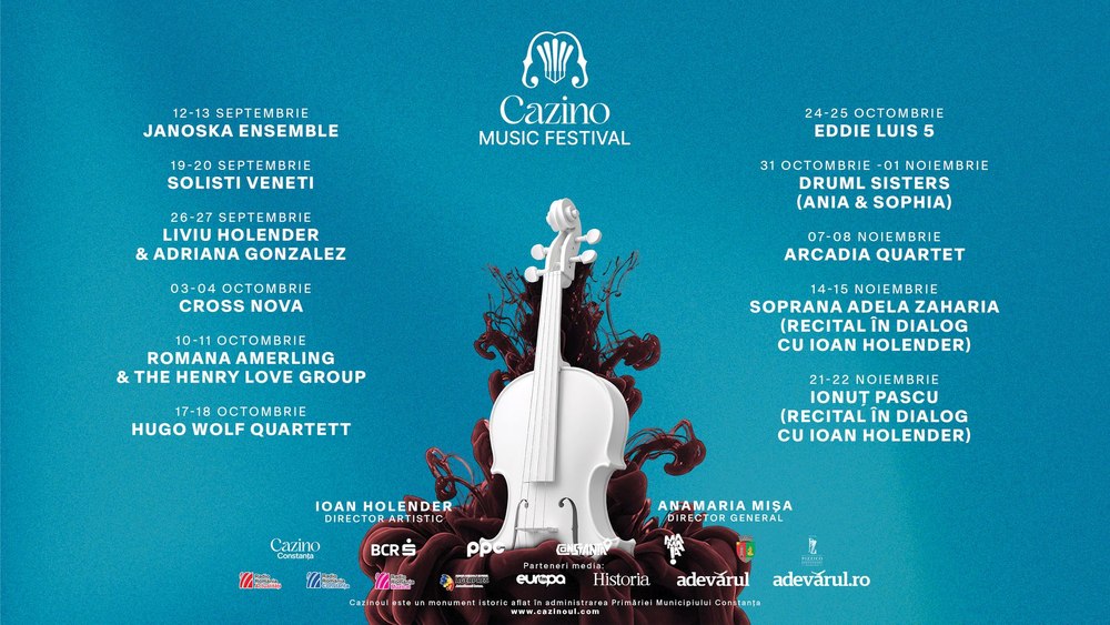 Cazino Music Festival schimbă calendarul litoralului: Toamna devine sezon cultural la Constanța