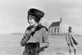 Debut in film Gina Patrichi  In plan secund Victor Rebengiuc Studiourile Buftea jpg