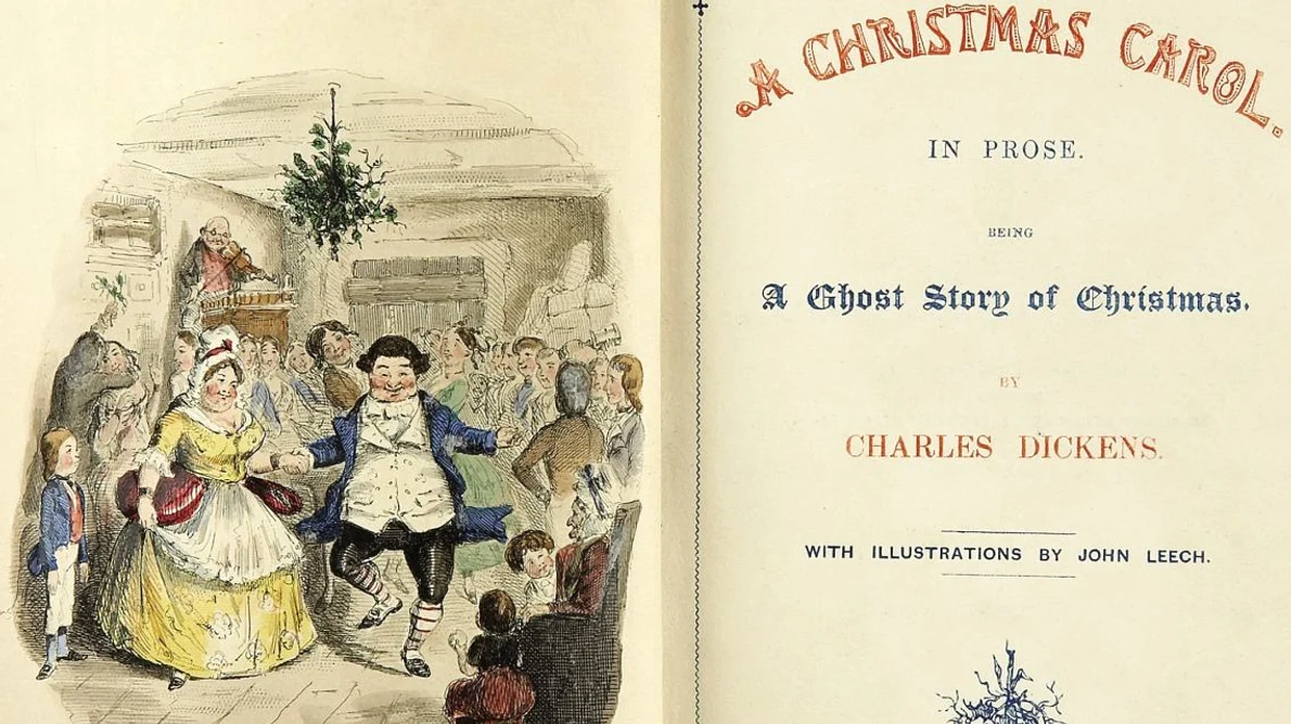 Prima felicitare de Crăciun tipărită, expusă la Muzeul Charles Dickens / FOTO jpeg