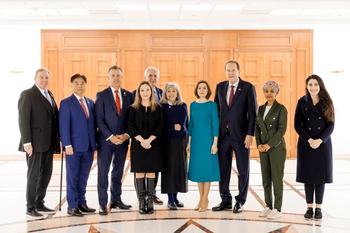 Întrevederea dintre Maia Sandu și delegația din SUA a avut loc la Chișinău.FOTO: Presedinte.md