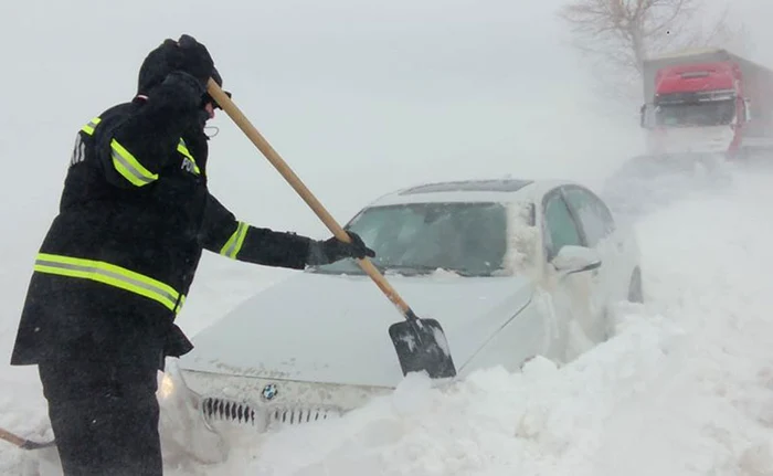 Codul roșu de viscol a făcut prăpăd în Bărăgan