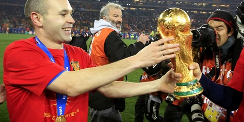 Andres Iniesta a marcat golul cu care Spania a devanit campioană mondială