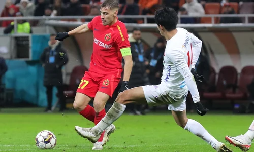 SITE Darius Olaru (rosu), marcatorul unei „duble” in meciul FCSB Hermannstadt (Sportpictures) jpg