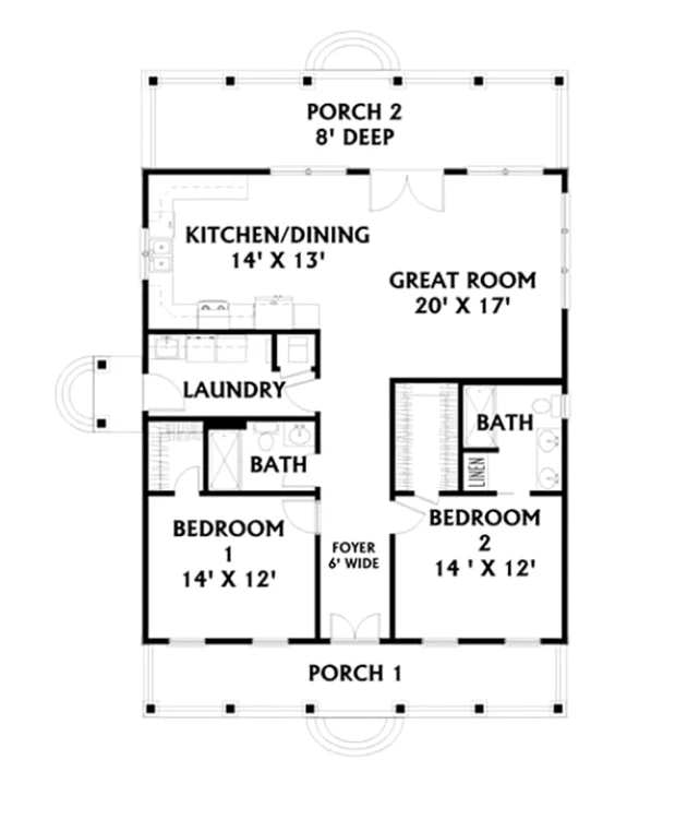 Proiecte de case bungalow 4