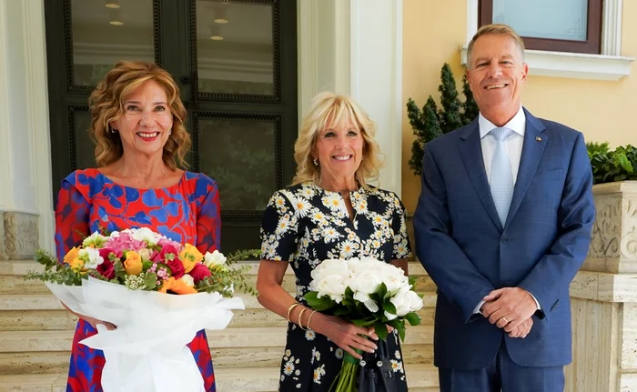 Jill Biden s-a întâlnit cu soţii Iohannis foto: facebook