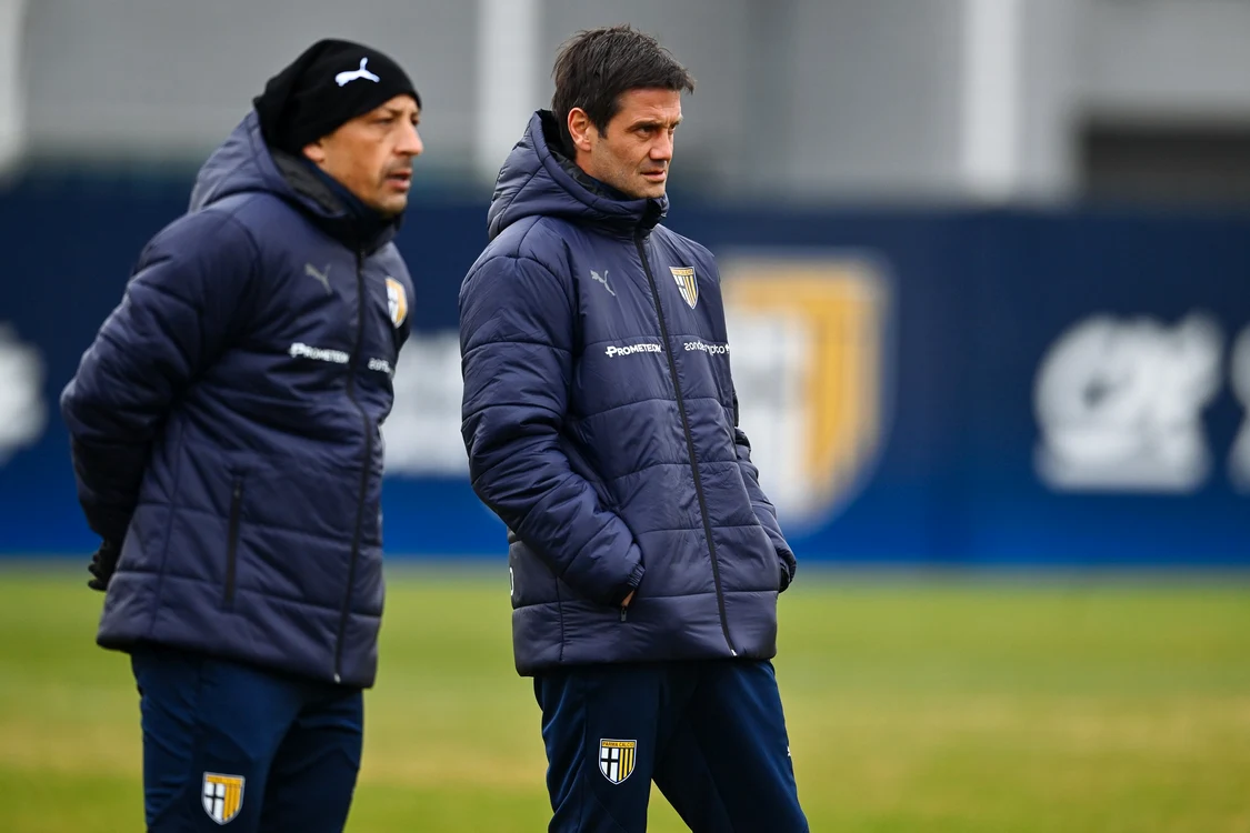 Cristi Chivu, la primul antrenament al Parmei FOTO Facebook Parma Calcio 1913