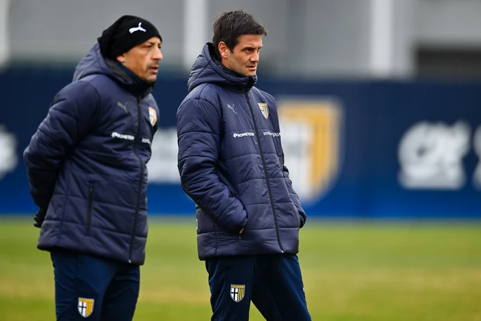 Cristi Chivu, la primul antrenament al Parmei FOTO Facebook Parma Calcio 1913
