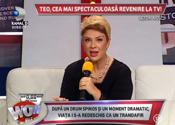 Teo Trandafir a vorbit despre Adrian Sârbu, omul care i-a salvat viaţa (captură: WOWbiz)