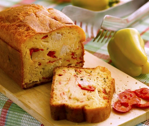 Tuna and bell pepper savoury cake jpeg