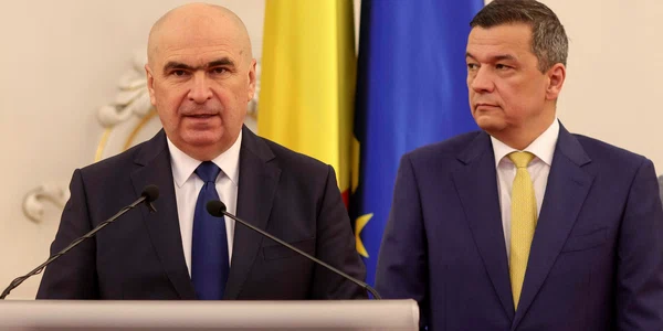 Dominic Fritz   Ilie Bolojan  Sorin Grindeanu  Dominic Fritz   guvern Bolojan  Foto Inquam Photos Octav Ganea jpg