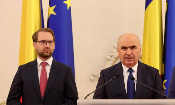 Dominic Fritz   Ilie Bolojan  Sorin Grindeanu  Dominic Fritz   guvern Bolojan  Foto Inquam Photos Octav Ganea jpg