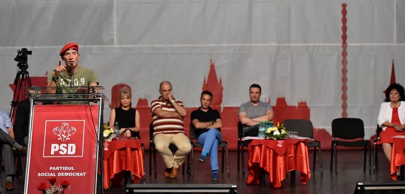 Radu Mazăre la o conferinţă a PSD Constanţa foto: Observator de Constanţa