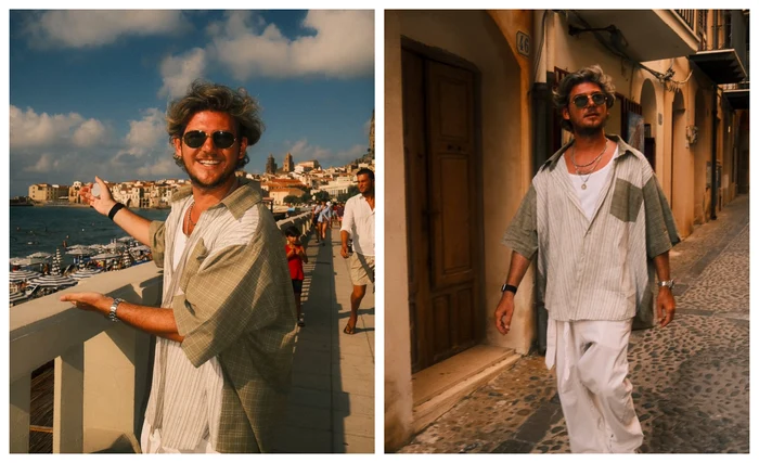 Cuza de la Noaptea Târziu, vacanță de vis în Cefalù, Sicilia / FOTO: Colaj Instagram