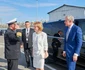 Majestatea Sa Margareta și Principele Radu la Constanța salutând Bricul Mircea la întoarcerea din cursa transatlantică.
