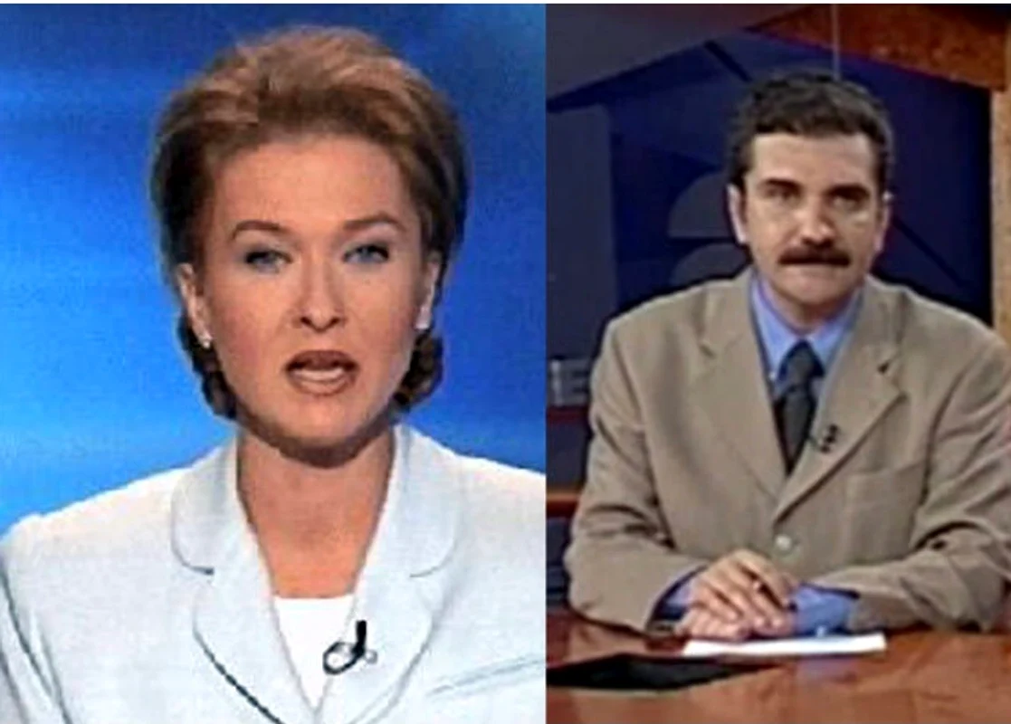 Mona Nicolici și Radu Coșarcă au fost colegi la Antena 1 foto: Facebook 
