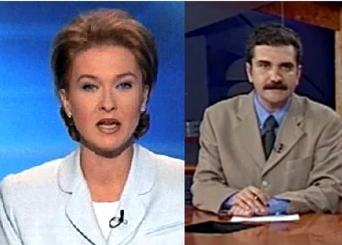 Mona Nicolici și Radu Coșarcă au fost colegi la Antena 1 foto: Facebook