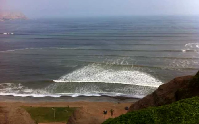 Pacificul văzut din Barranco, Lima. Foto: Caterina Preda.