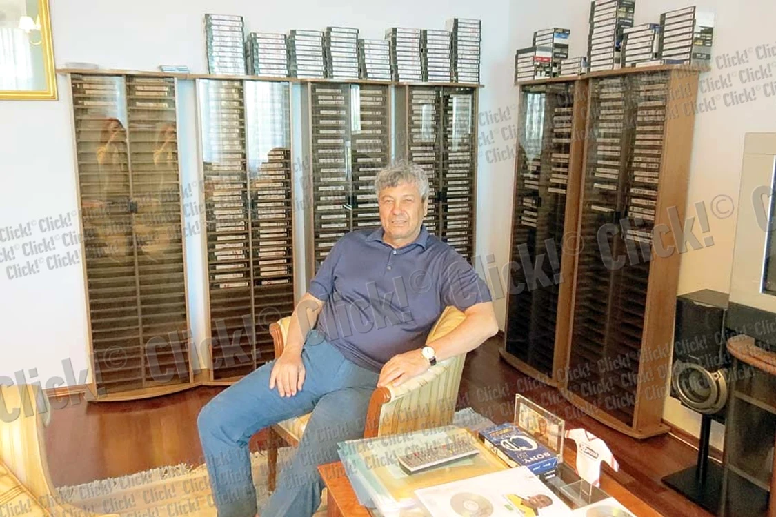 
    Mircea Lucescu îşi ţine  în locuinţa din Doneţk  casetele cu înregistrările  tuturor meciurilor disputate  de Şahtior sub comanda sa (FOTOGARFII: Alexandra Dragu)  