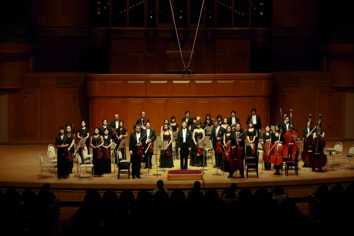 Harmonious Chamber Orchestra din Japonia îl are în componenţa sa pe Ciprian  FOTO Arhiva Fes