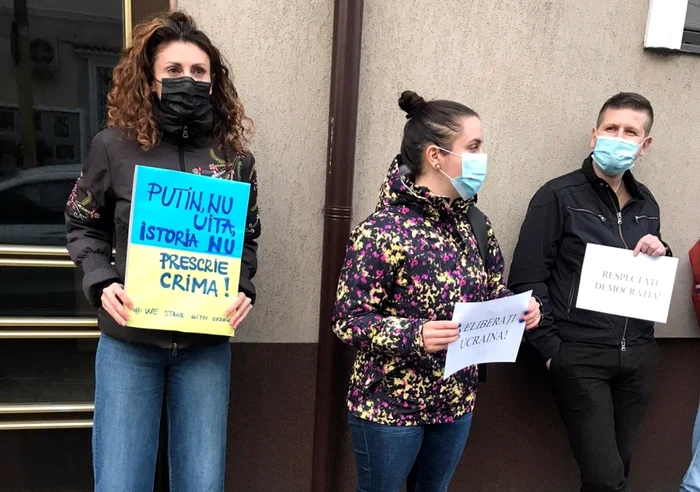 protest consulatul rusiei constanta foto