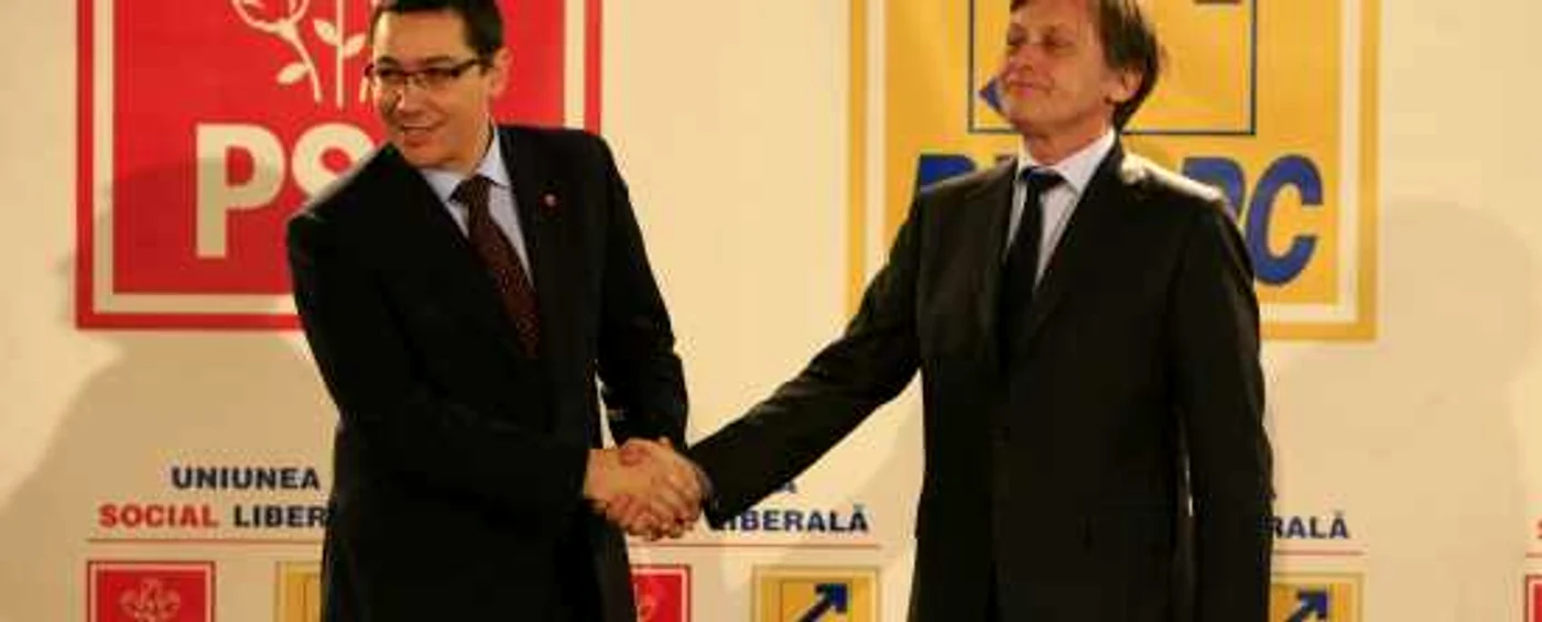 Victor Ponta şi Crin Antonescu Foto: arhiva Adevărul