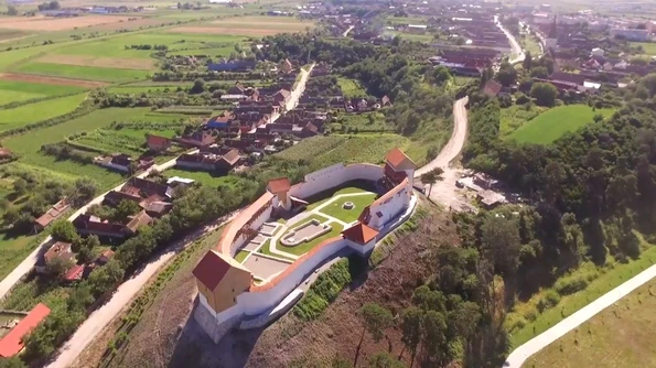 Cetatea Feldioara, redeschisă după 30 de ani Fortificația Cavalerilor Teutoni a fost reconstruită din temelii / VIDEO jpeg