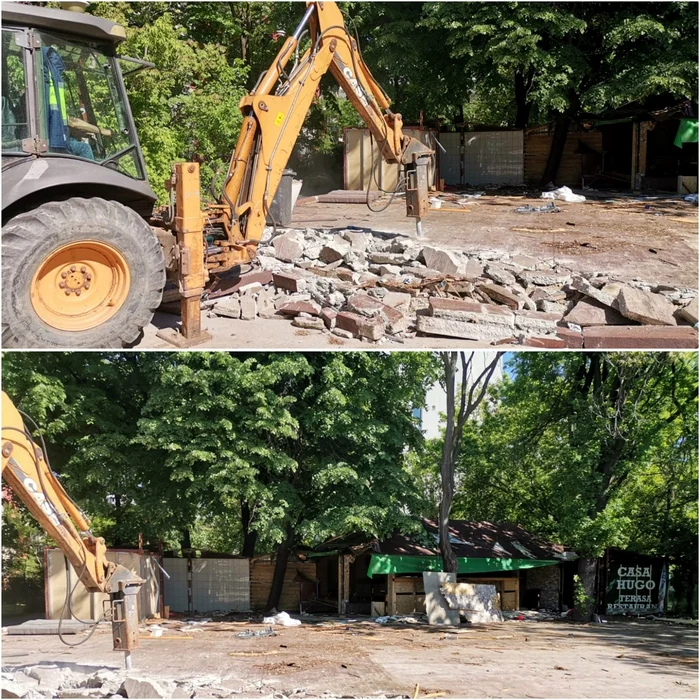 Au început demolările în Sectorul 6.