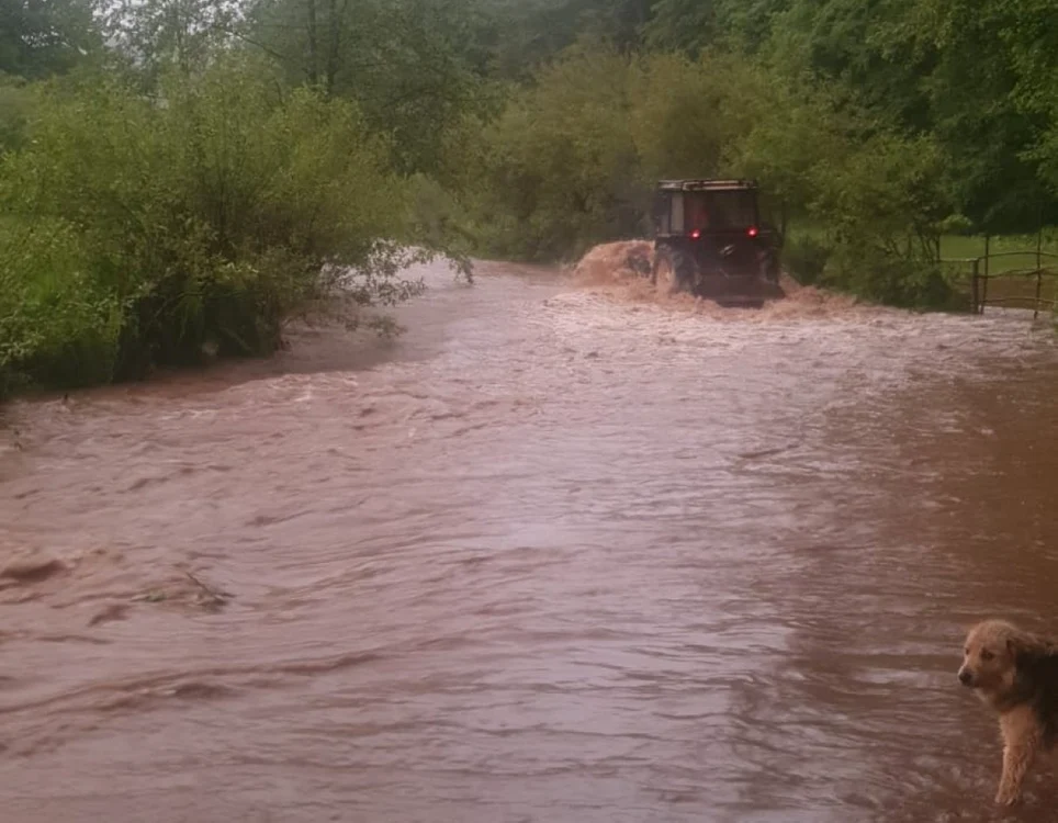 Inundații în mai multe județe din țară Foto: ISU Covasna