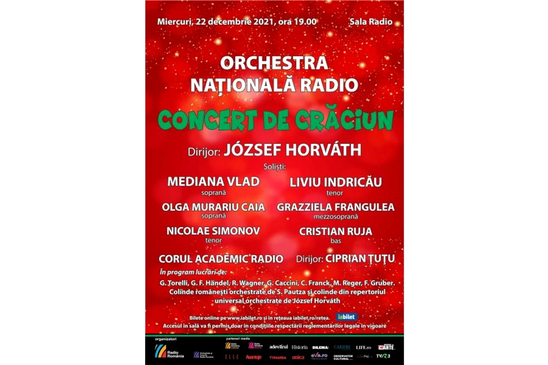 De la „Stille Nacht” la „Bună dimineața, la Moș Ajun”: Concert de Crăciun la Sala Radio jpeg