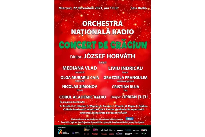 De la „Stille Nacht” la „Bună dimineața, la Moș Ajun”: Concert de Crăciun la Sala Radio jpeg