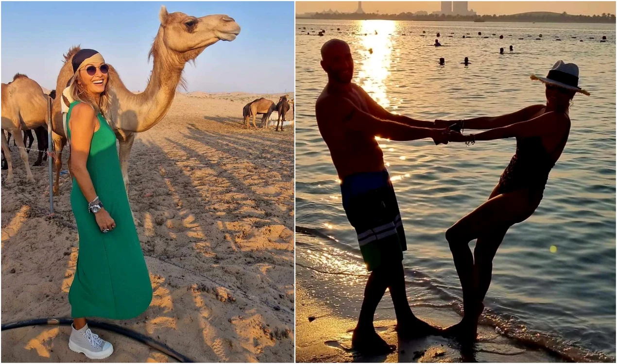 Anca Țurcașiu și iubitul ei, romantici în Abu Dhabi Instagram jpg