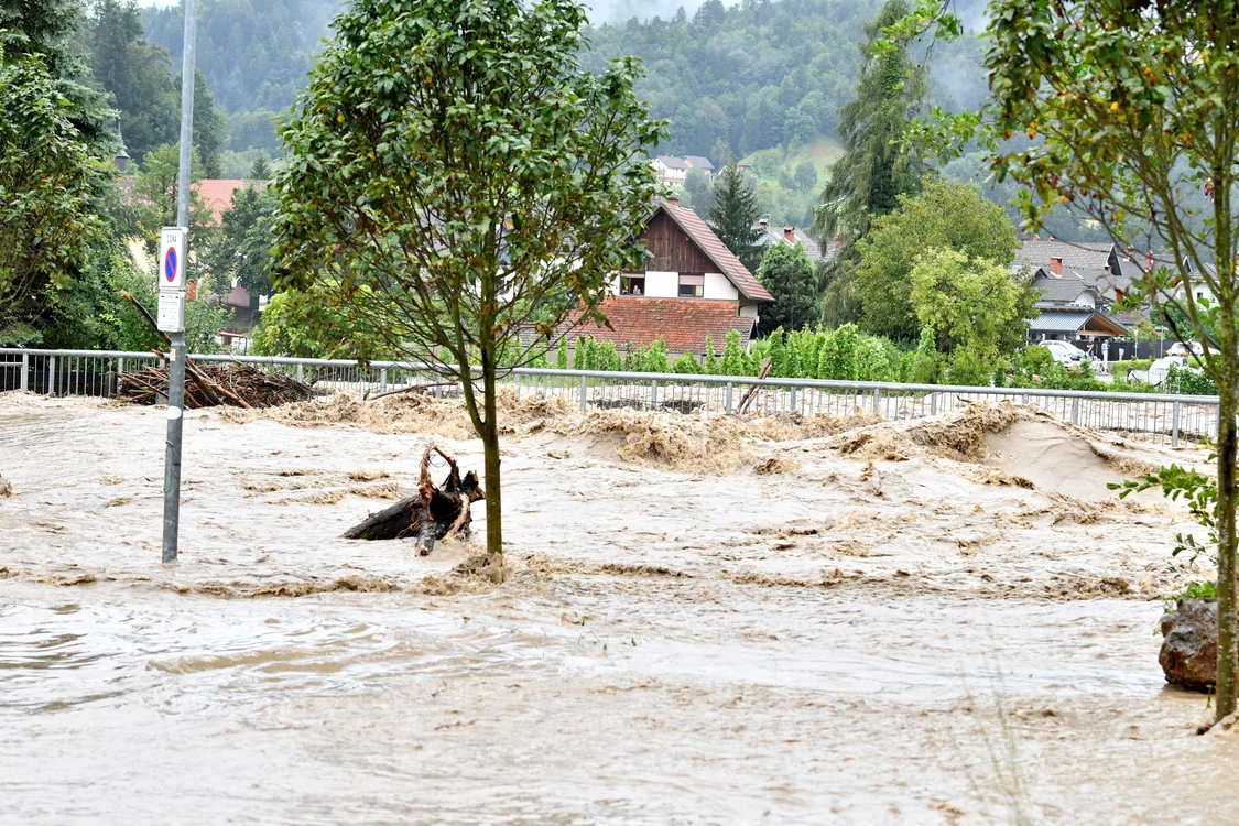 Furtunile au făcut prăpăd în Slovenia / foto: Profimedia