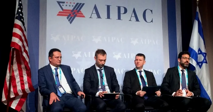 George Maior în cadrul unui panel de discuţii organizat de AIPAC