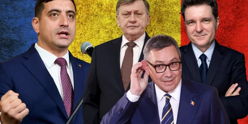 colaj george simion, crin antonescu, victor ponta, nicusor dan   foto FB jpg