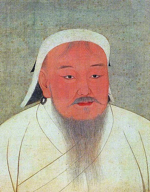 yuanemperoralbumgenghisportrait jpg jpeg