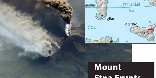 Vulcnul Etna a erupt din nou FOTO NASA