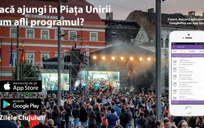 Aplicaţia lansată în prima zi a Zilelor Clujului