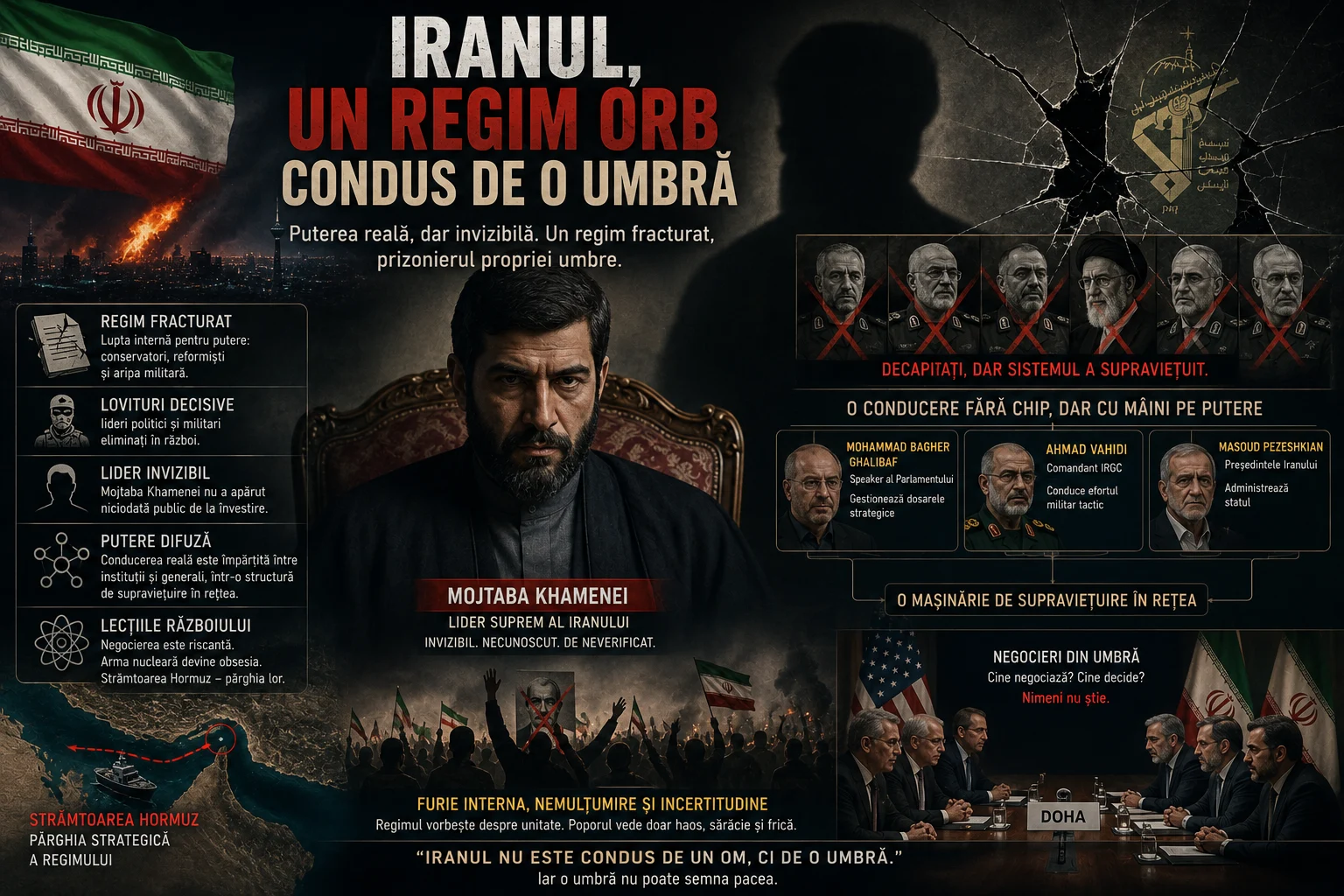 Iranul, un regim orb condus de o umbră