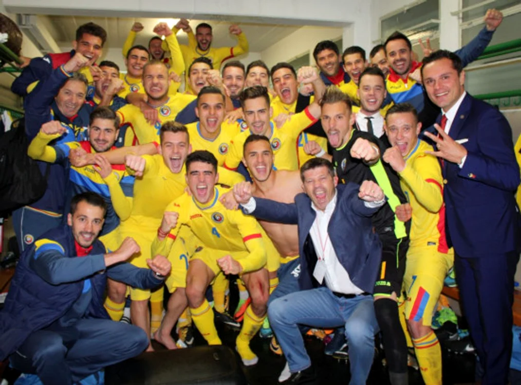 
    Naţionala Under 21, după succesul din Elveţia  