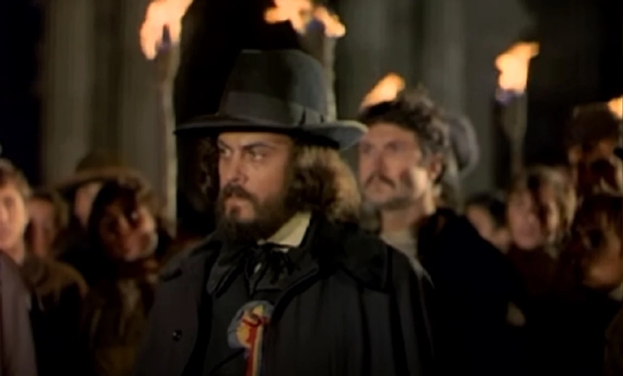Cornel Ciupercescu, în filmul „Anul 1848”. foto: captură You Tube