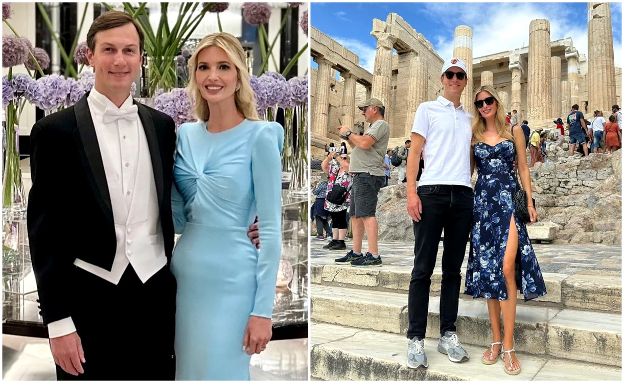 Jared Kushner si Ivanka Trump in Iordania si Grecia Instagram jpg