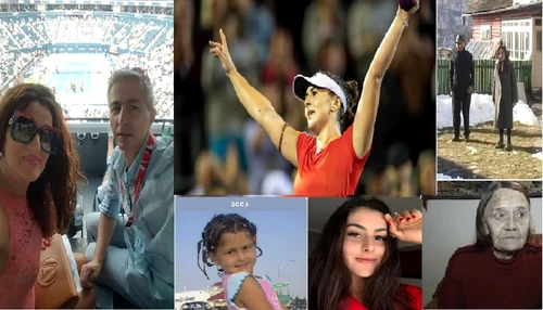 Tenis BIANCA ANDREESCU tânăra canadiancă cu rădăcini româneşti în Vaideeni - Vâlcea Foto colaj